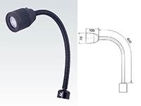 JC34-5 LED燈泡 磁鐵底->>機(jī)床工作燈系列>>防水熒光工作燈